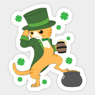 The Lepre-Cat Sticker